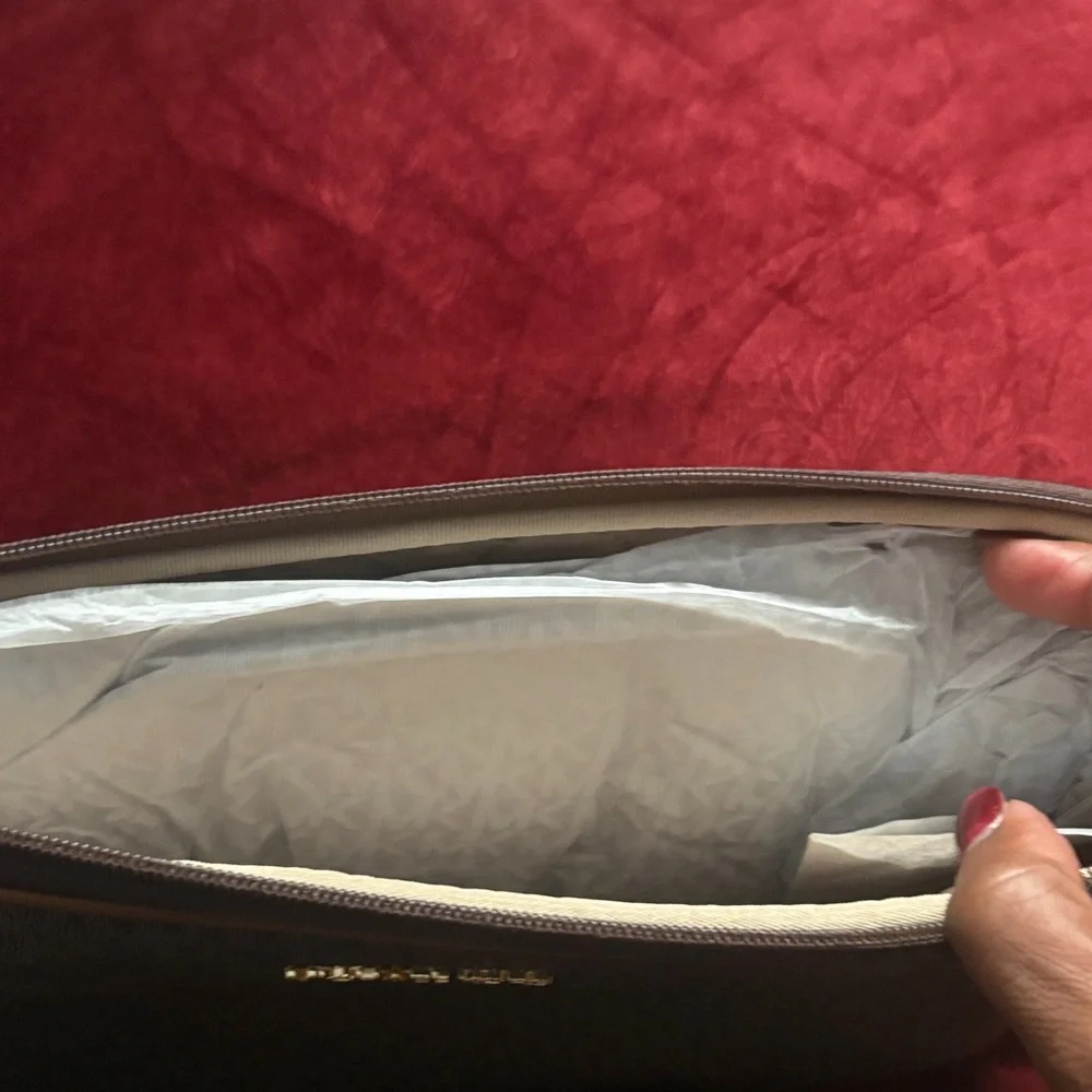 Michael Kors Men's Laptop Bag Set in Brown and Tan